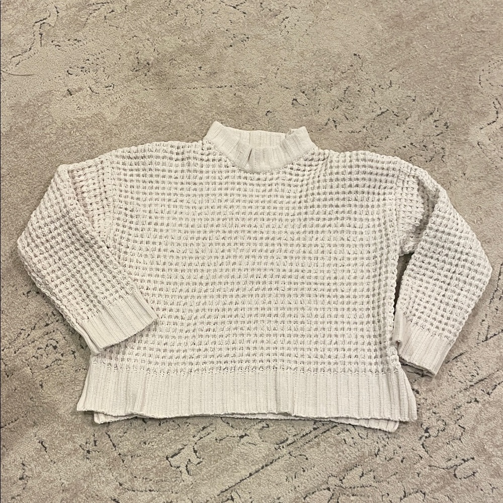 Altar'd State Cream Turtleneck Sweater - Picture 3 of 11